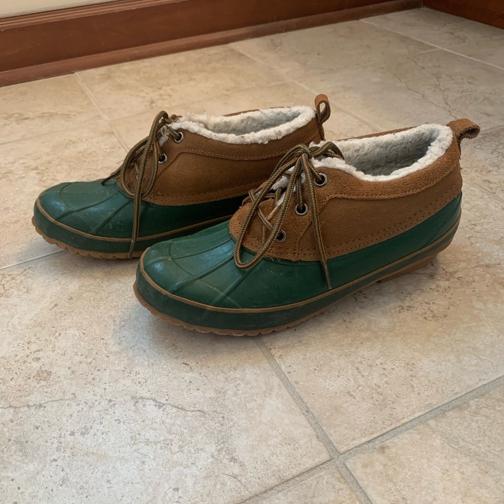 Khombu Ankle Sherpa Lined Duck Boots, Size 10